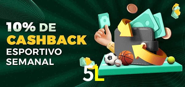 10% de bônus de cashback na 5L