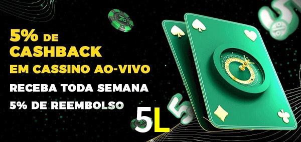 Promoções do cassino ao Vivo 5L